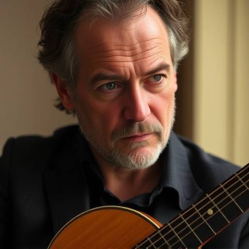 Portrait de Jean-Pierre Leclerc, professeur de guitare classique et flamenco.