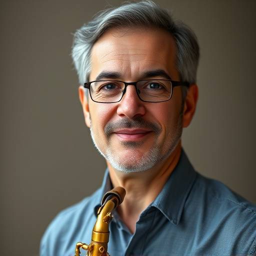 Portrait de Thierry Garcia, professeur de saxophone et de clarinette.